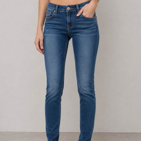 Джинси жіночі однотонні Slim fit